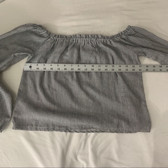 Brand Melville - Striped Off the Shoulder Top - Picture 6 of 6